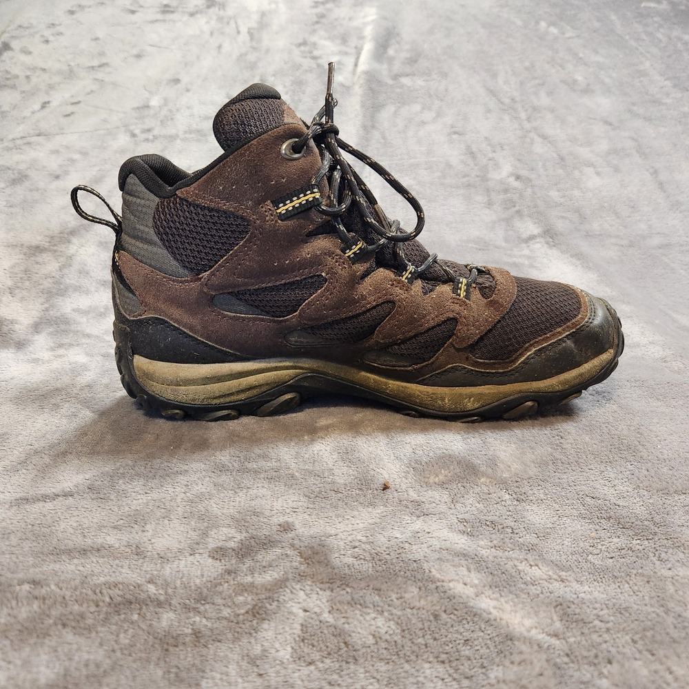 Merrell Boots Mens 9.5 Brown West Rim Waterproof Hiking Walking J135557 Gorpcore